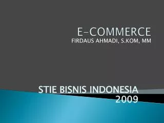 e commerce