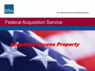 Acquiring Excess Property