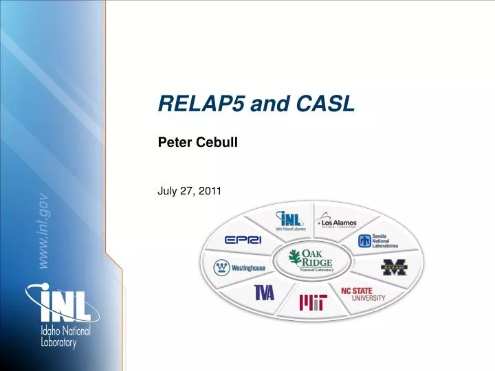 relap5 and casl