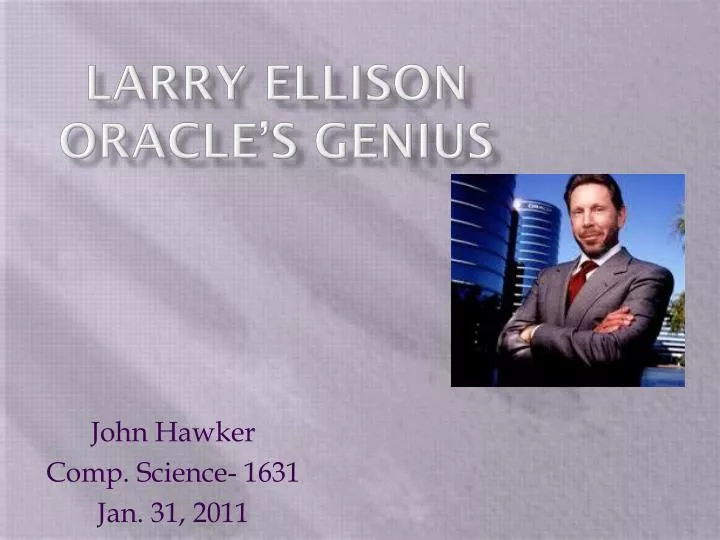 larry ellison oracle s genius