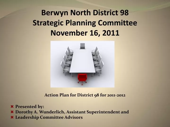 berwyn north district 98 strategic planning committee november 16 2011