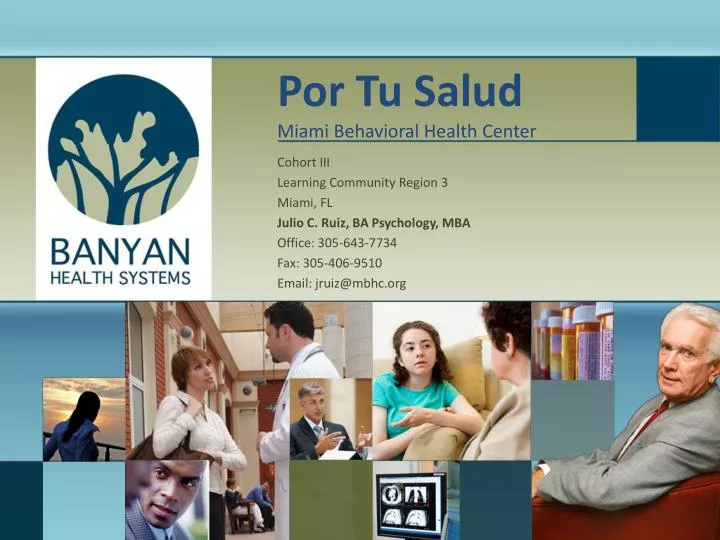 por tu salud miami behavioral health center