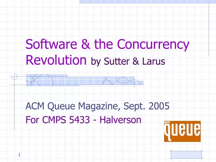 software the concurrency revolution by sutter larus
