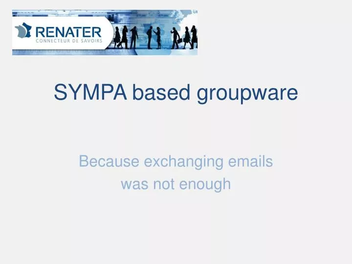 sympa based groupware