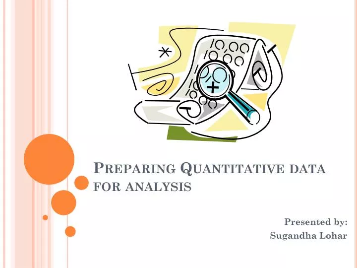 preparing quantitative data for analysis