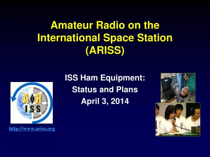 amateur radio on the international space station ariss
