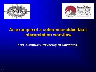 An example of a coherence-aided fault interpretation workflow