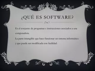 qu es software