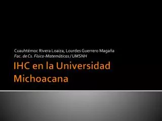 cuauht moc rivera loaiza lourdes guerrero maga a fac de cs f sico matem ticas umsnh