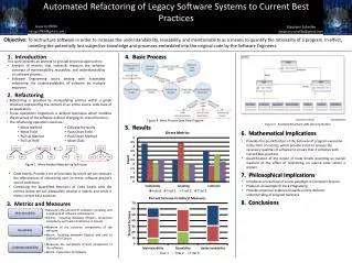 Automated Refactoring of Legacy Software Systems to Current Best Practices