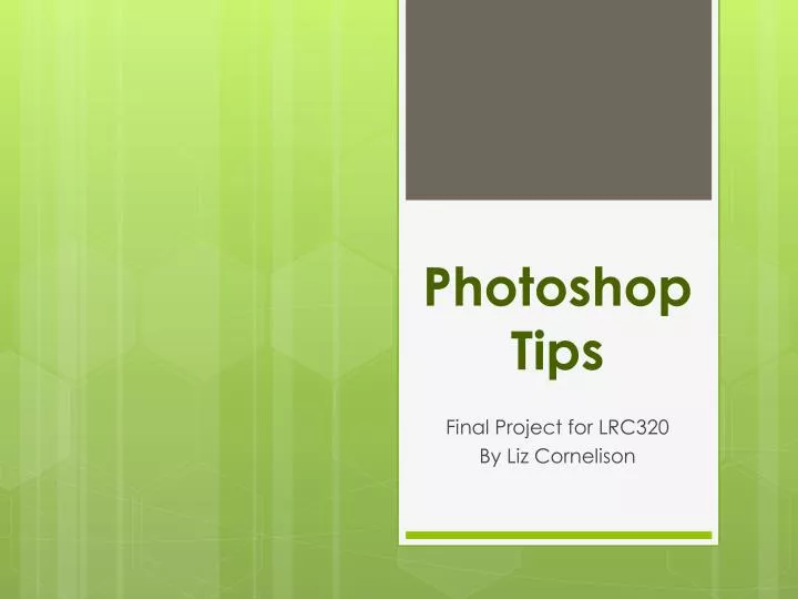 photoshop tips