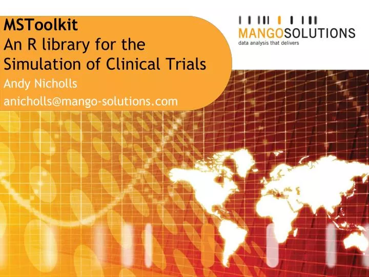 mstoolkit an r library for the simulation of clinical trials