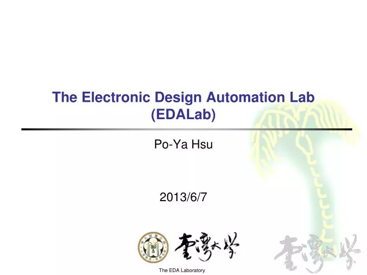 the electronic design automation lab edalab
