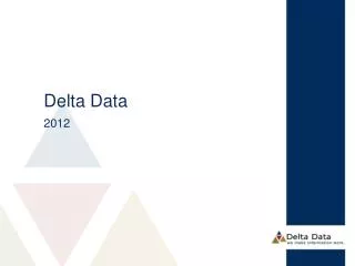 Delta Data 2012