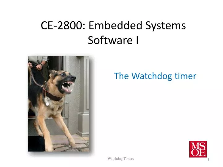ce 2800 embedded systems software i