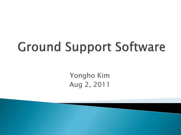 ground support software