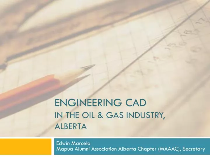 engineering cad in the oil gas industry alberta