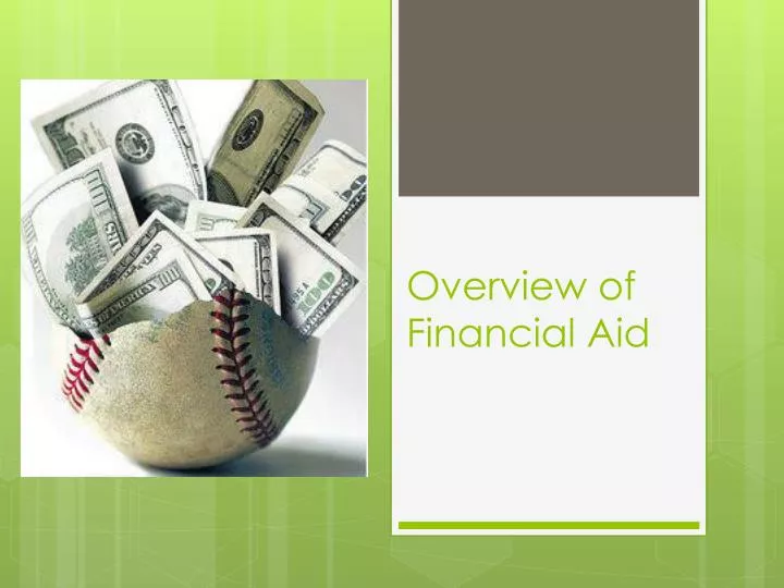 overview of financial aid