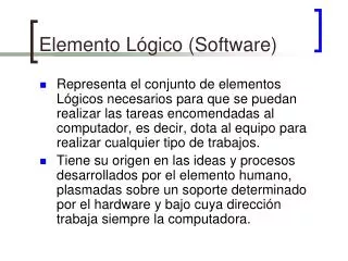 elemento l gico software
