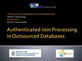 Authenticated Join Processing in Outsourced Databases