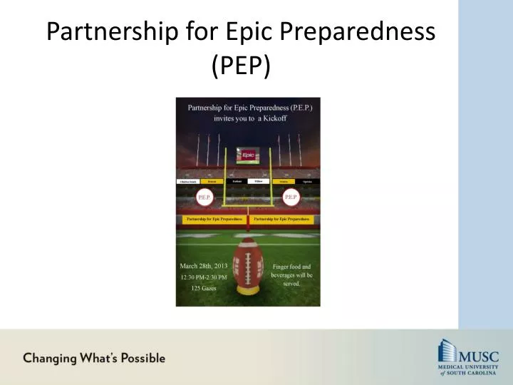 partnership for epic preparedness pep