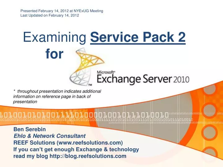 examining service pack 2 for