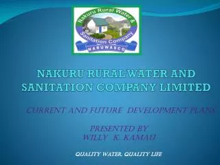 NAKURU RURAL WATER AND SANITATION COMPANY LIMITED