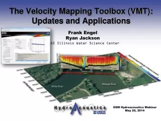 The Velocity Mapping Toolbox (VMT): Updates and Applications