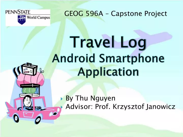 travel log android smartphone application