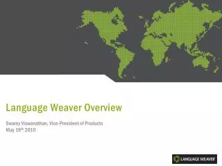 Language Weaver Overview