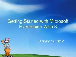 Getting Started with Microsoft Expression Web 3