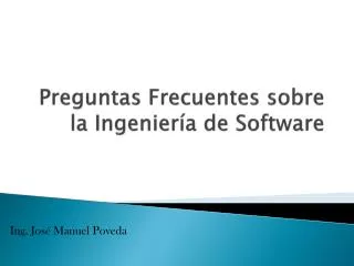 preguntas frecuentes sobre la ingenier a de software