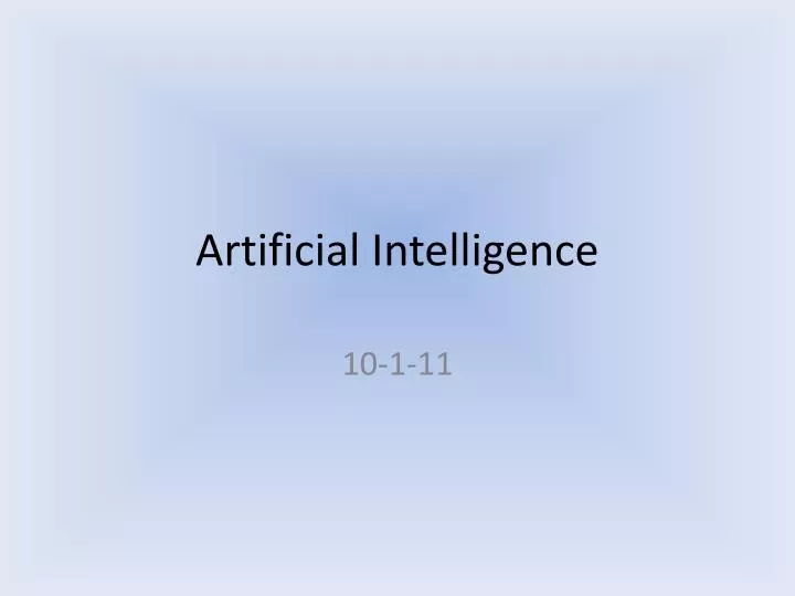 artificial intelligence