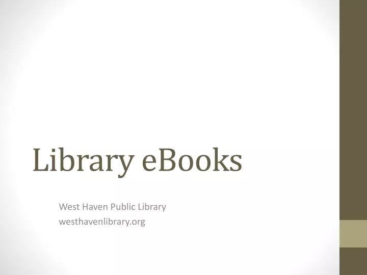 library ebooks