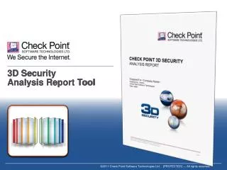 3D Security Analysis Report Tool