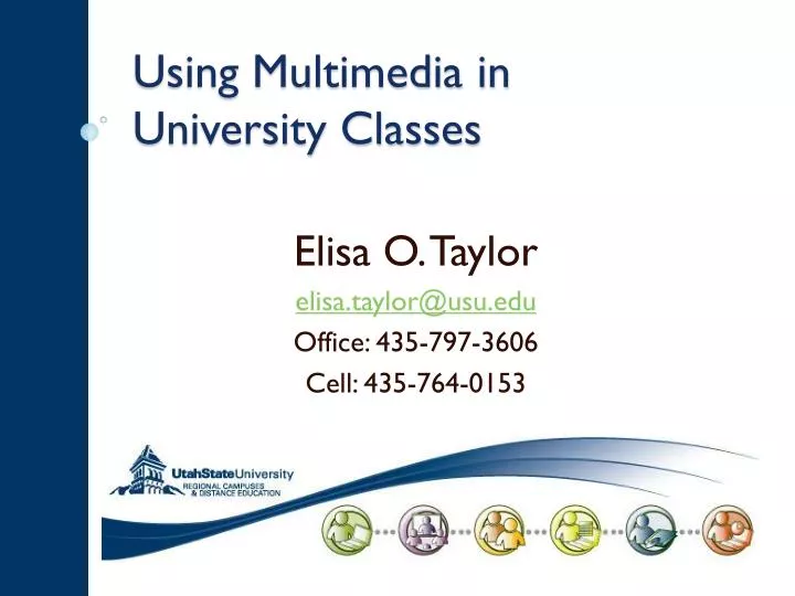 using multimedia in university classes