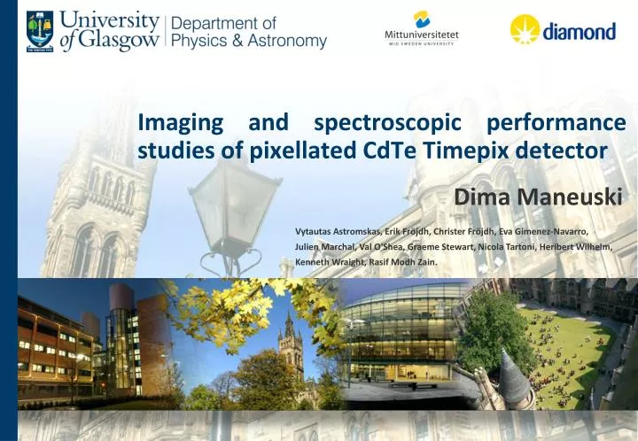 imaging and spectroscopic performance studies of pixellated cdte timepix detector