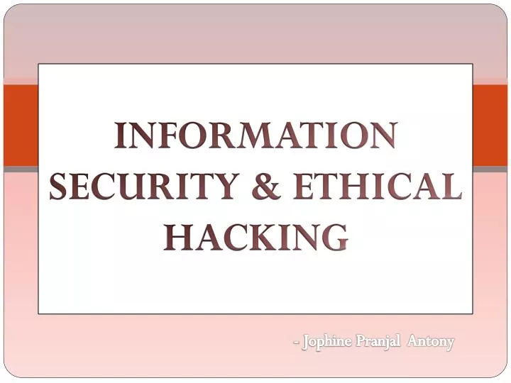 information security ethical hacking