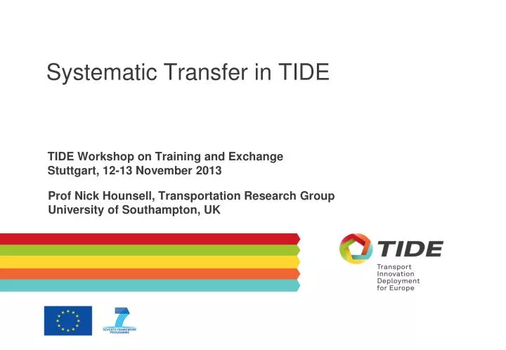 systematic transfer in tide