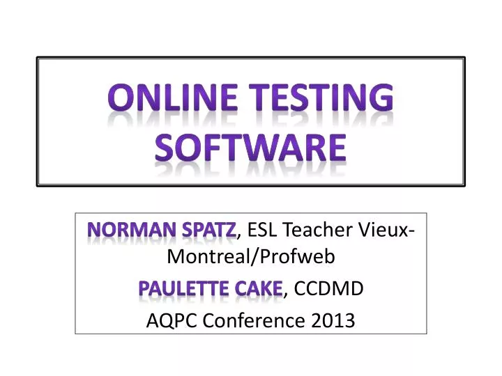 online testing software