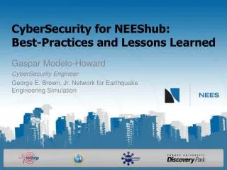 CyberSecurity for NEEShub: Best-Practices and Lessons Learned