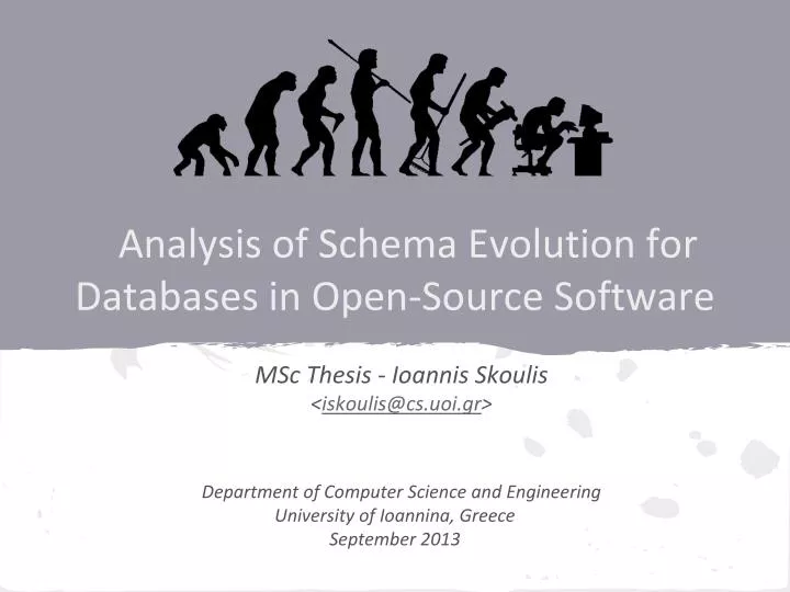 analysis of schema evolution for databases in open source software
