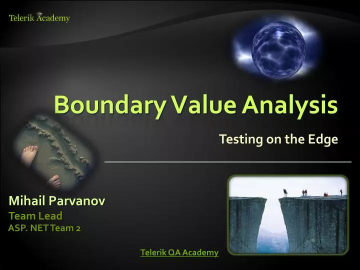 boundary value analysis
