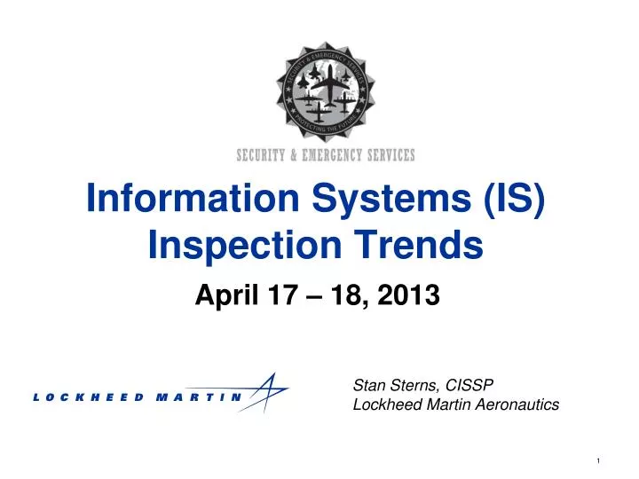 information systems is inspection trends