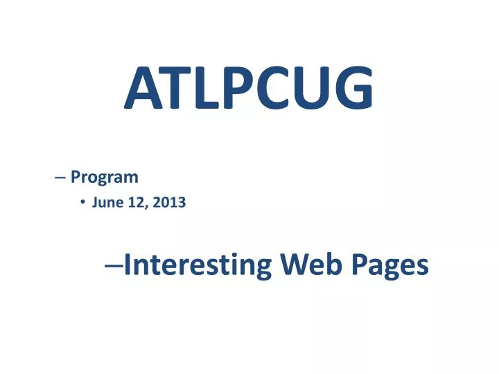 atlpcug