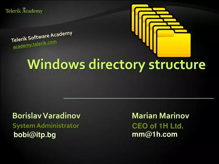 windows directory structure