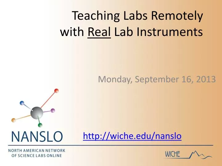 teaching labs remotely with real lab instruments