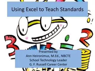 Using Excel to Teach Standards