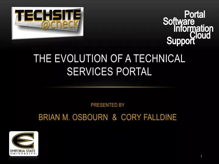 the evolution of a technical services portal