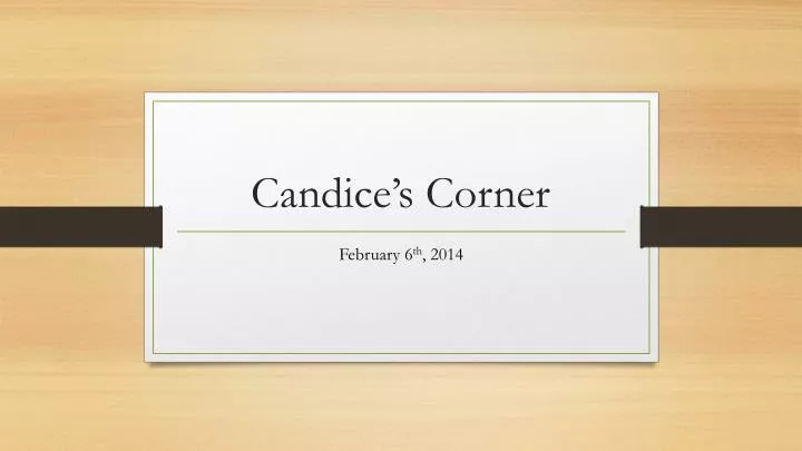 candice s corner